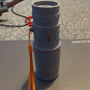 New Bionic Zoom Gray Monocular with Orange Strap 1